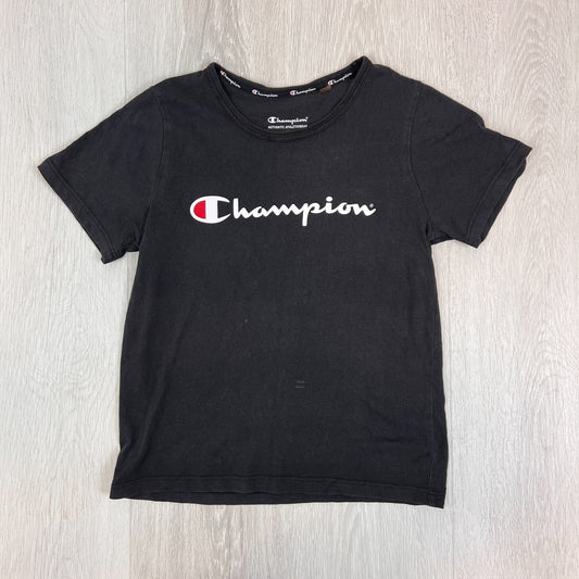 Champion Kids Black T-Shirt Size 12 Years