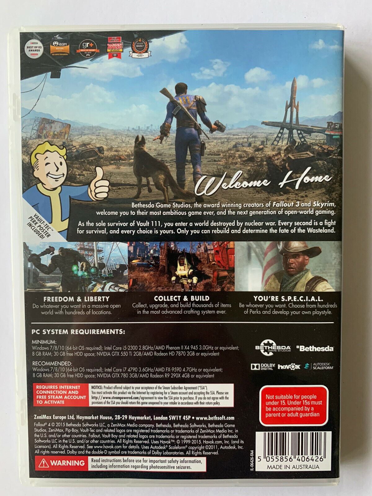 FALLOUT 4 DVD PC game – Shire Thrift