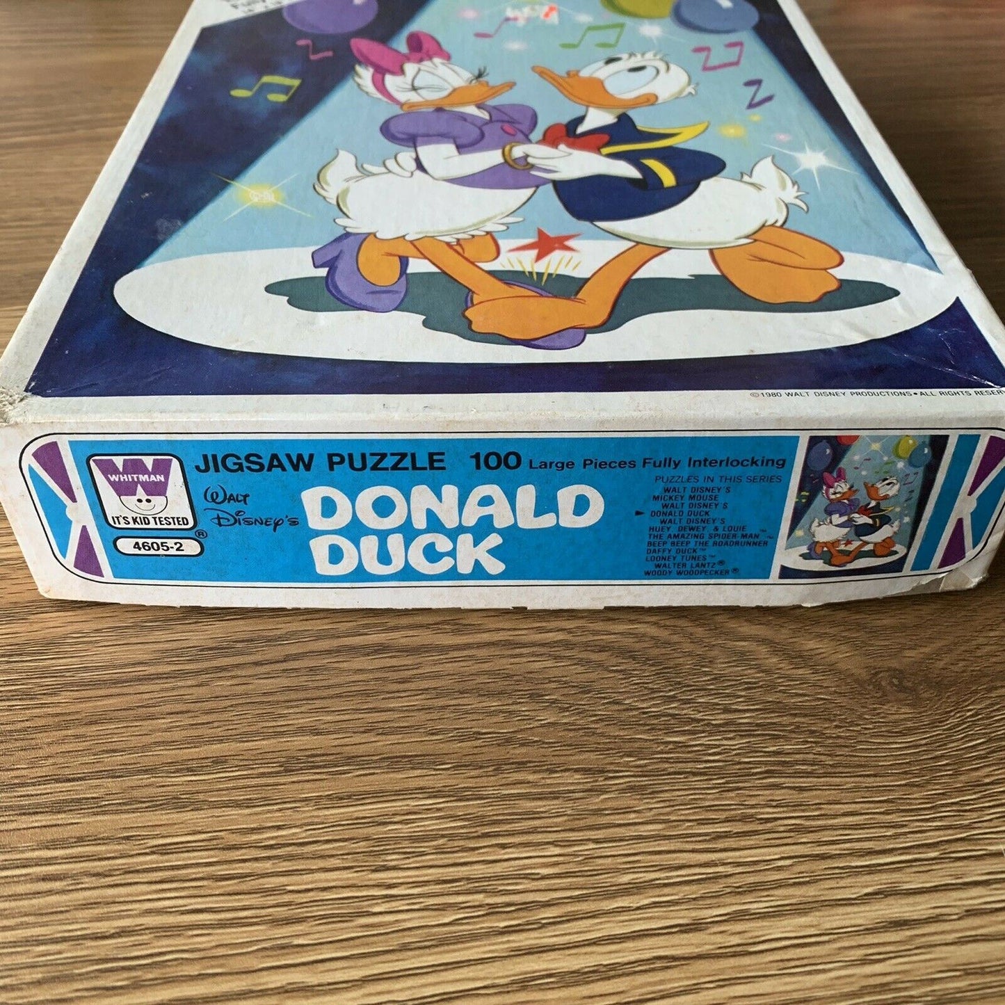 Vintage Walt Disney Donald Duck & Daisy Duck Complete Puzzle 1980