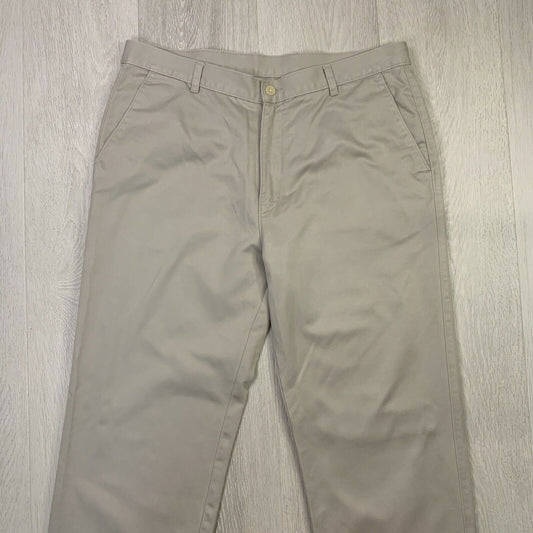 Cantabil Mens Beige Pants Relaxed Fit Size 32