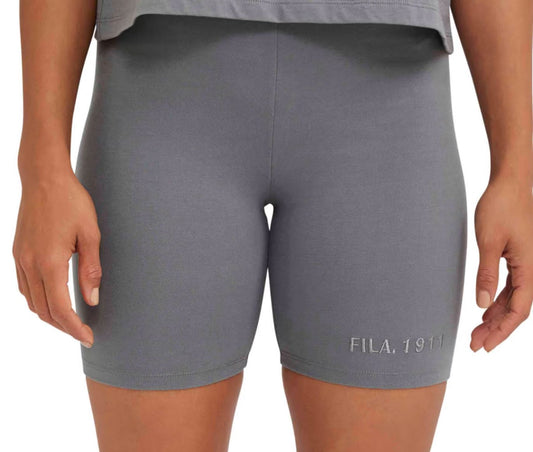 FILA LUSTRE WOMENS GREY BIKE SHORTS SIZE XS