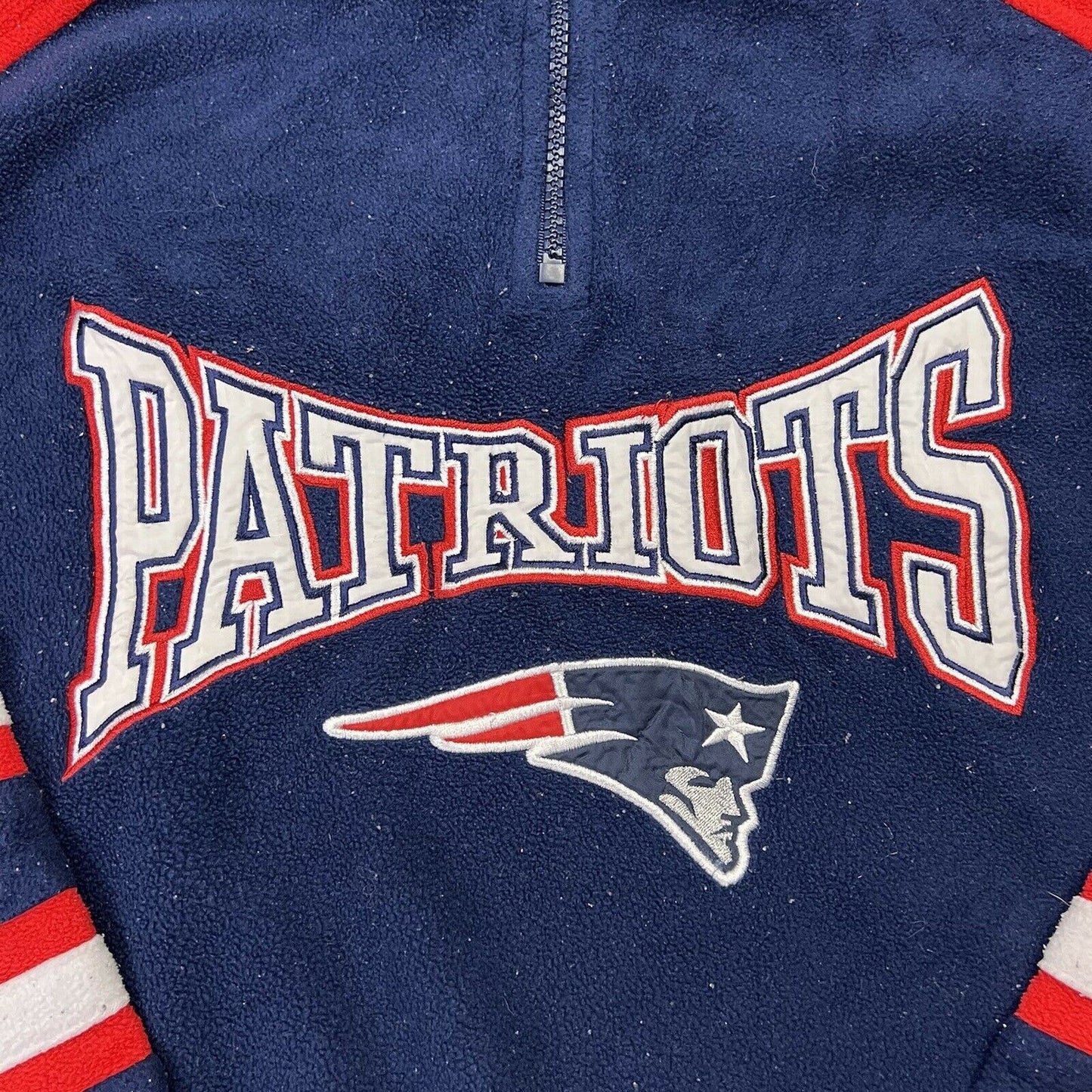 New England Patriots Pullover Fleece Jumper Youth Size L (16-18 Years)