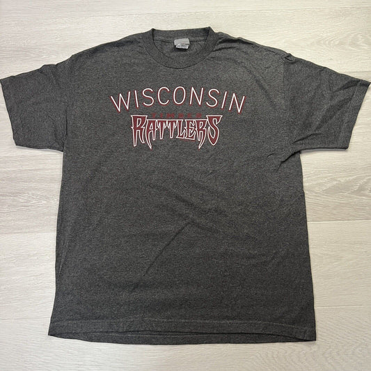 Wisconsin Timber Rattlers Minor League Baseball Mens Charcoal T-Shirt Size XL