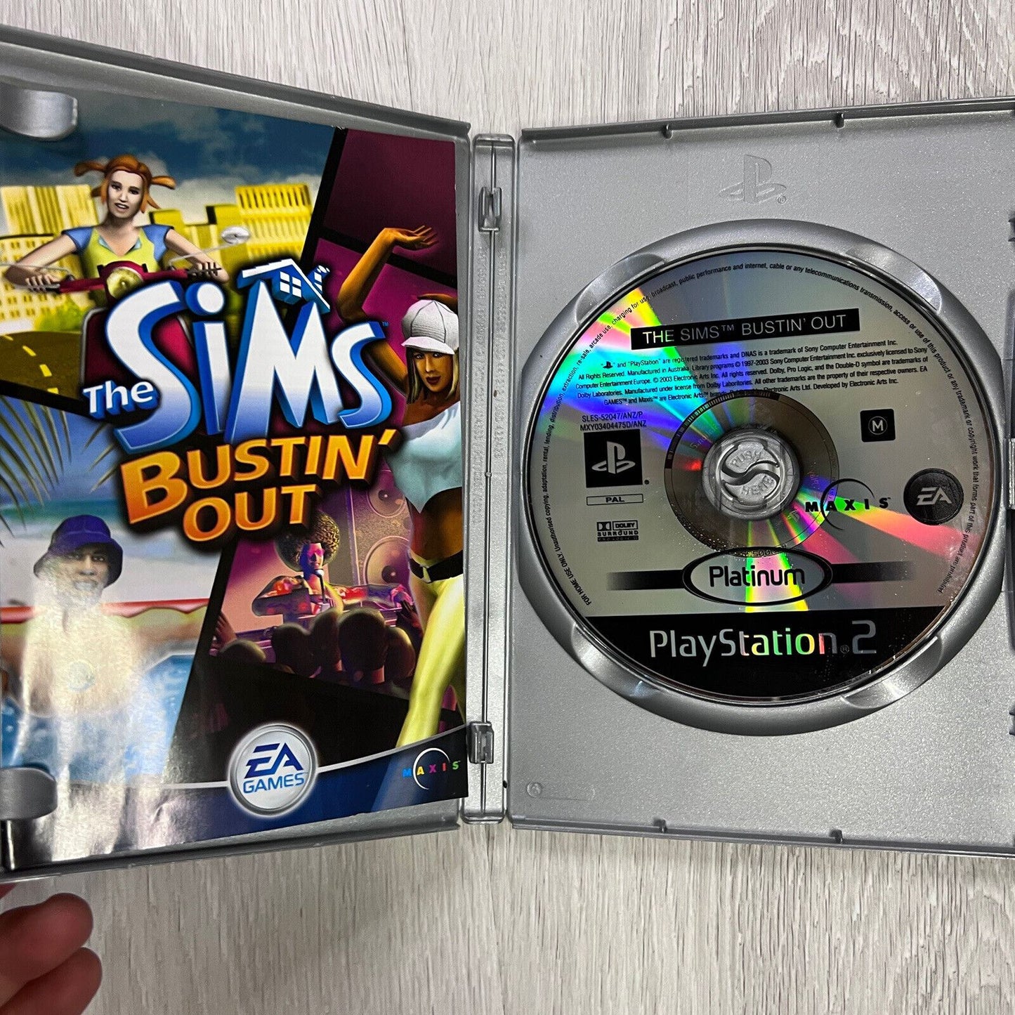 Shrek 2, Dodgeball, The Sims Bustin' Out Smackdown vs Raw - Playstation 2 (PAL)