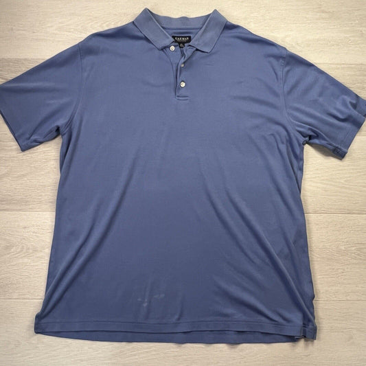 Gazman Mens Blue Polo Shirt Size XL