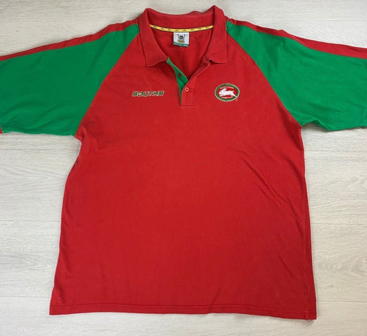 Vintage NRL South Sydney Rabbitohs Mens Polo Shirt Size 3XL