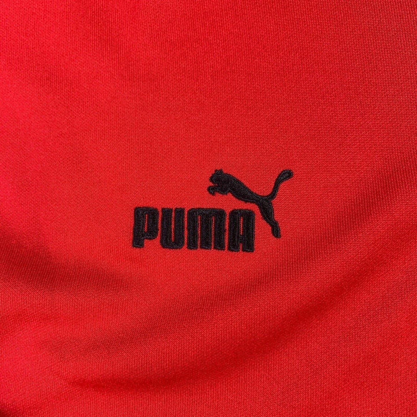 PUMA Aztecs Soccer Pullover Red Jumper Size M