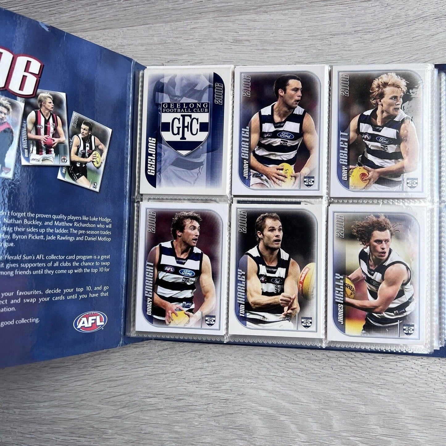 Official AFL Footy 2006 Collectors Cards & Album