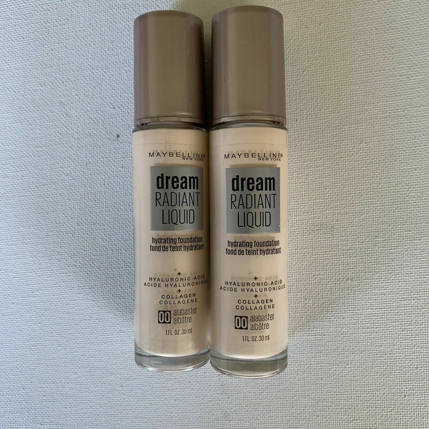 Maybelline New York Dream Radiant Liquid Foundation #00 Alabaster 30ml x 2