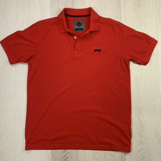 JEEP Mens Red Polo Shirt Size Large