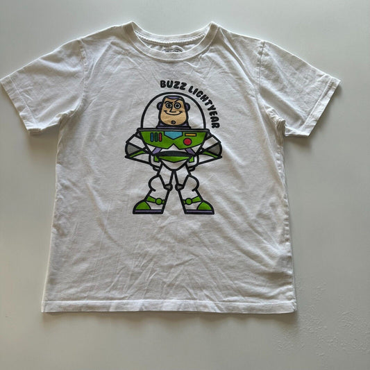 Baleno Junior Disney Toy Story Buzz Light Year Boys White T-Shirt Size 11-12 Yrs