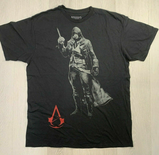 Assassins Creed Unity Mens Black T-Shirt Size XL