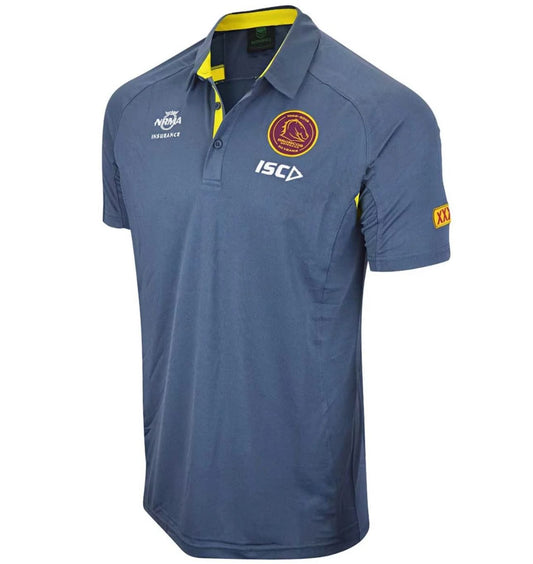 ISC Brisbane Broncos 30 Years Anniversary Mens Polo Shirt Size Small