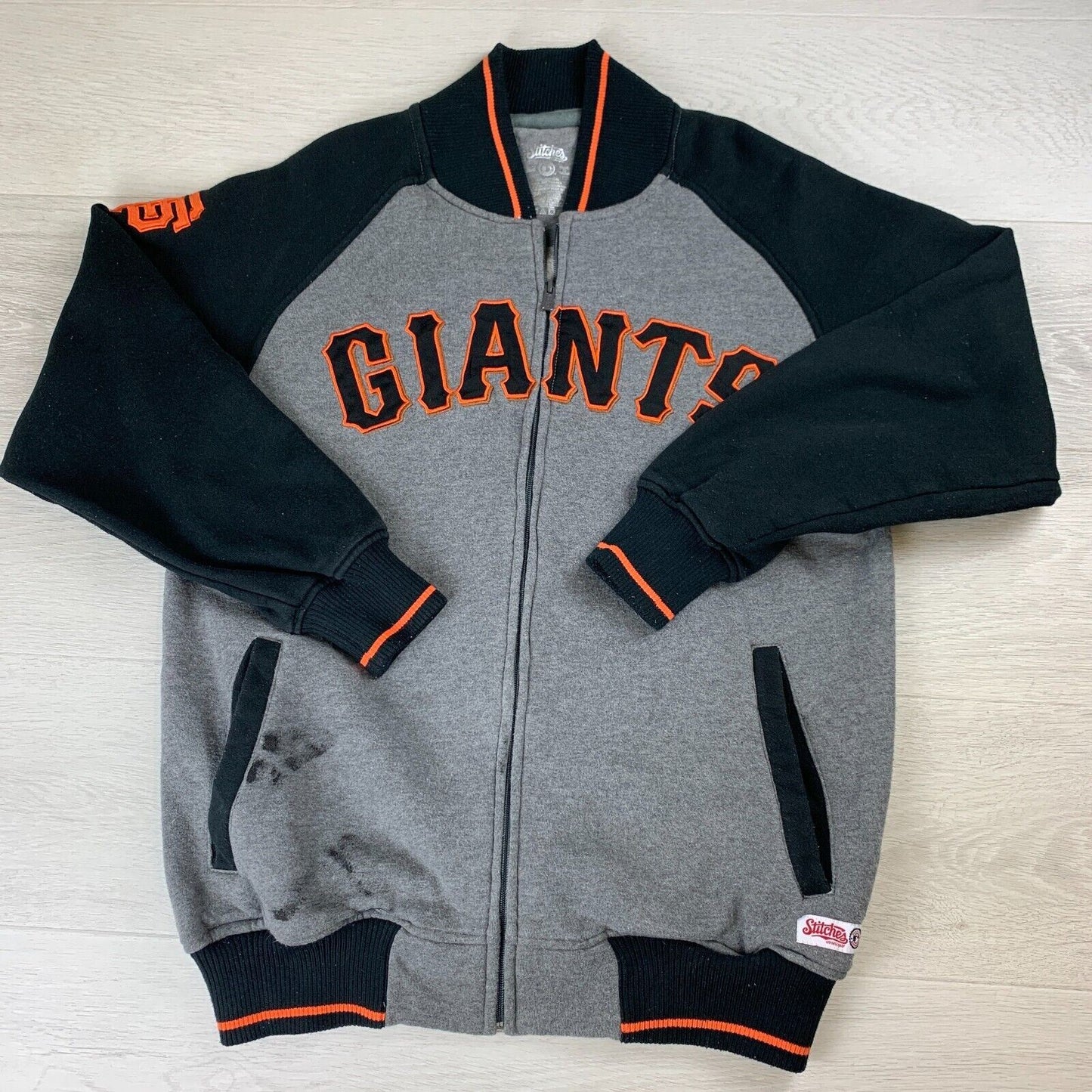 Stitches MLB San Francisco Giants Baseball Mens Jacket Size M