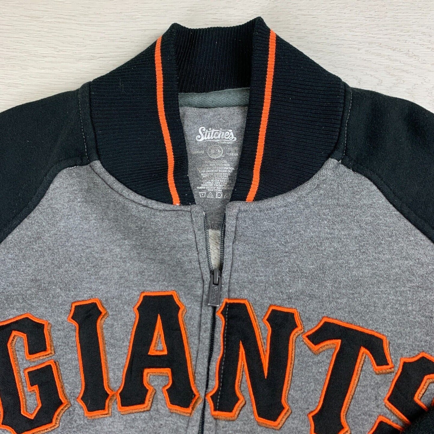 Stitches MLB San Francisco Giants Baseball Mens Jacket Size M