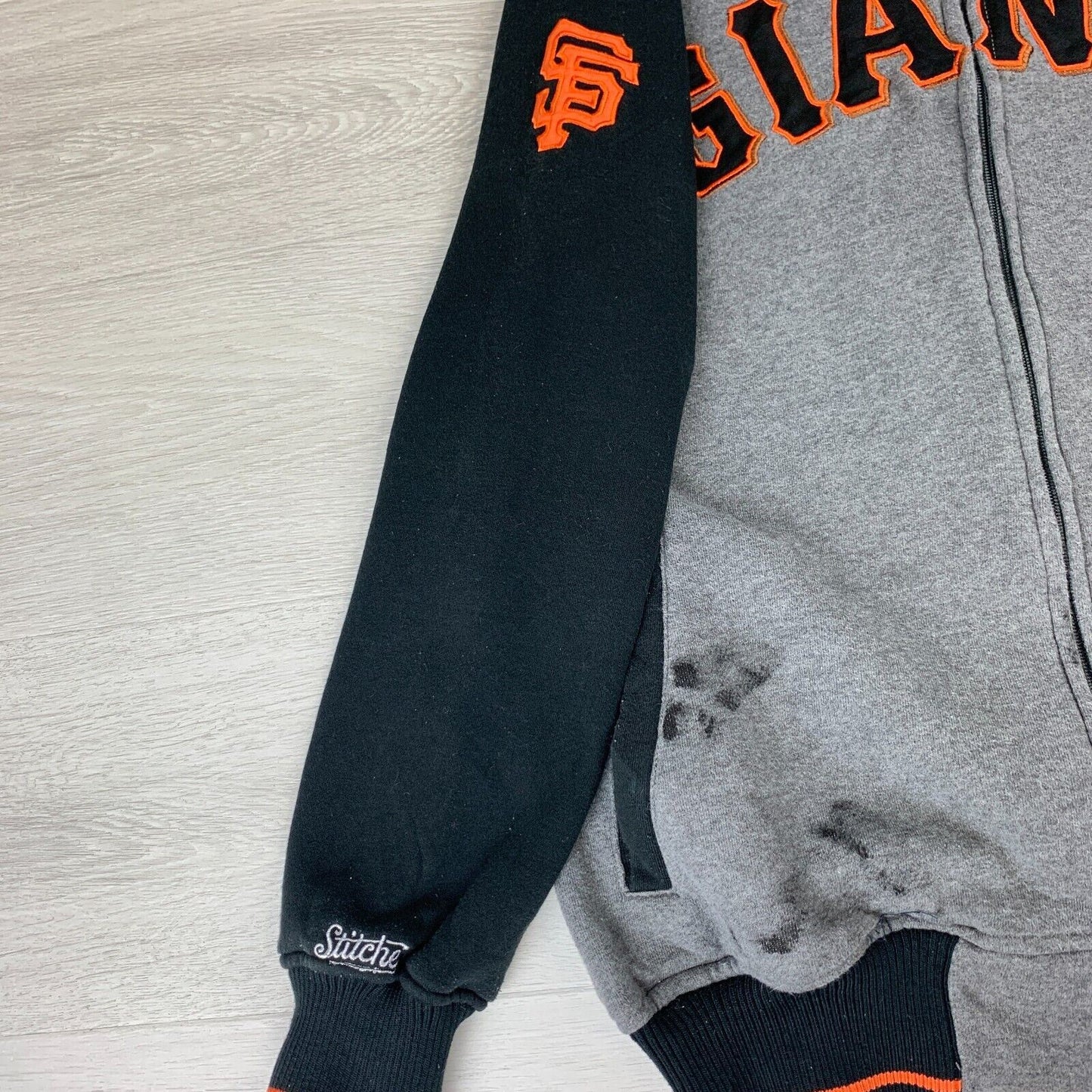 Stitches MLB San Francisco Giants Baseball Mens Jacket Size M