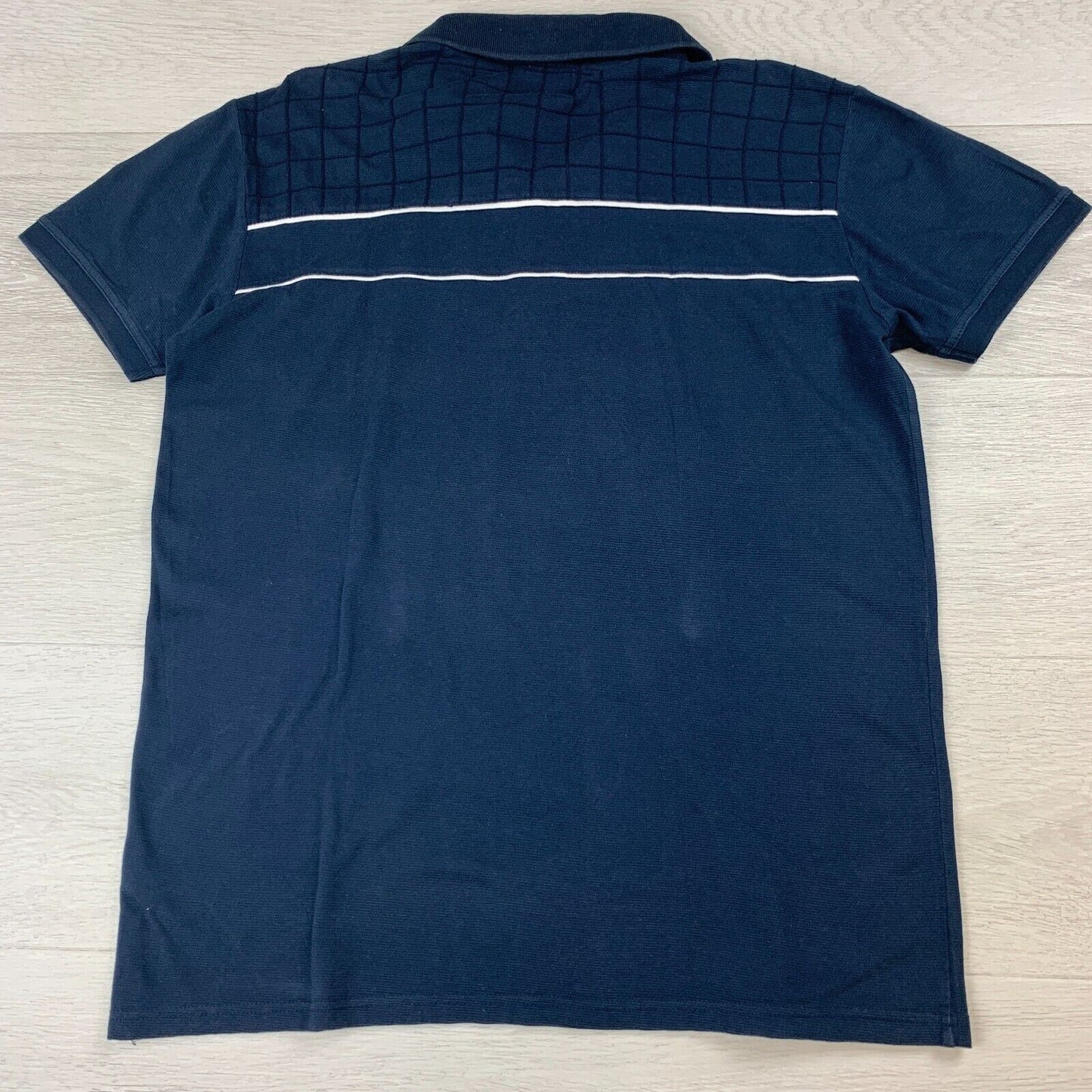 Lee Mens Navy Blue Polo Shirt Size Medium