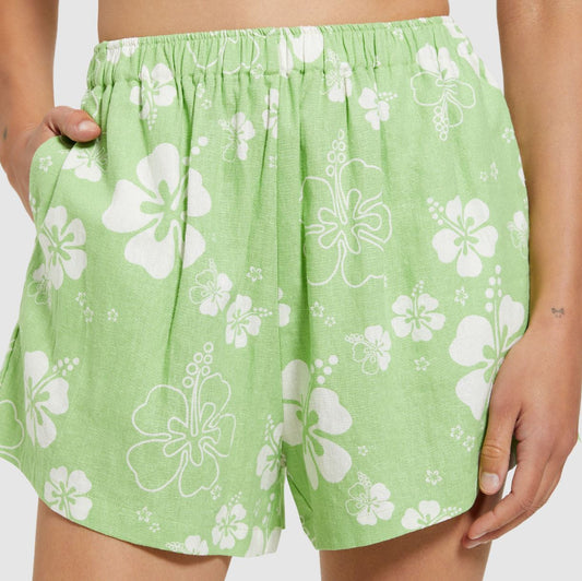 Insight Womens Relaxed Fit Summer Shorts Green Size XS (New)