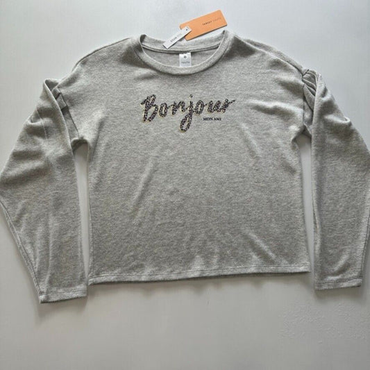 Bonjour Monami Youth Girls Long Sleeve Shirt Size 12 (New)