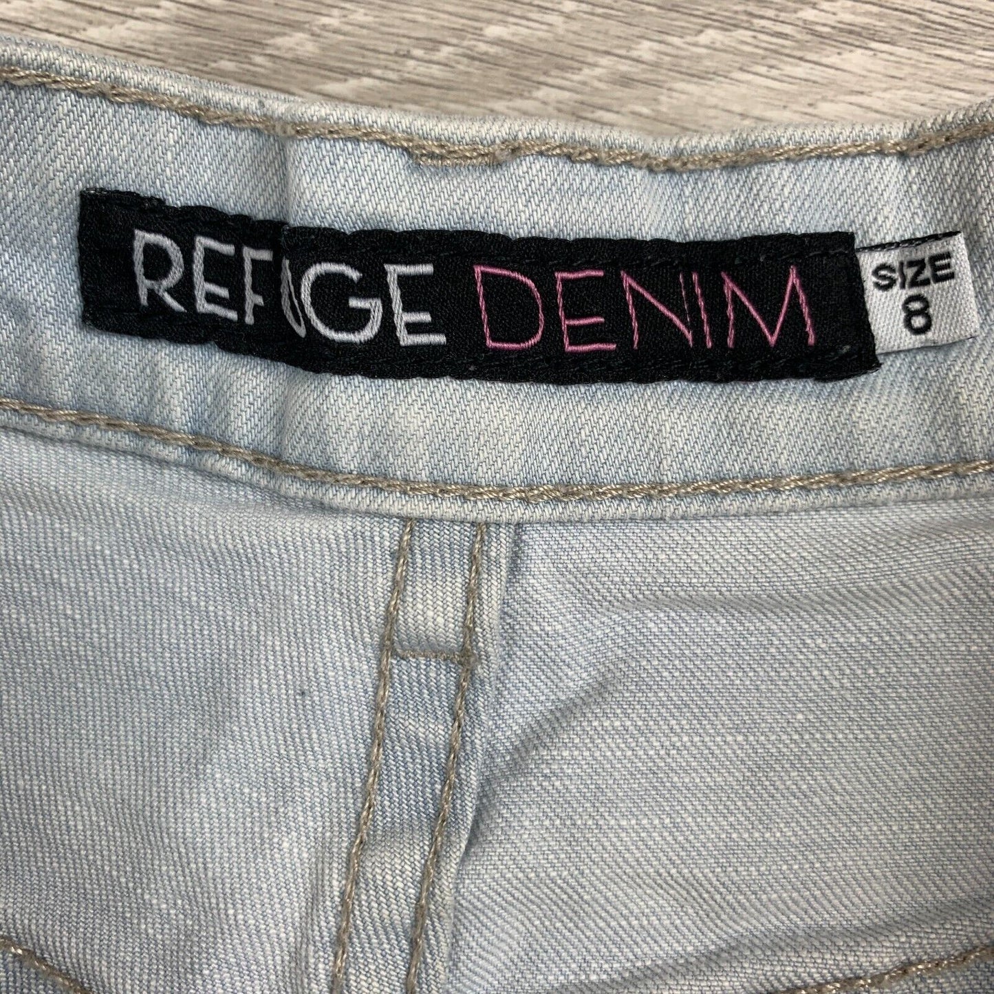 Refuge Denim Womens Shorts Size 8