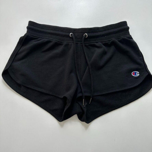 Champion Womens Black Activewear Shorts Size Small