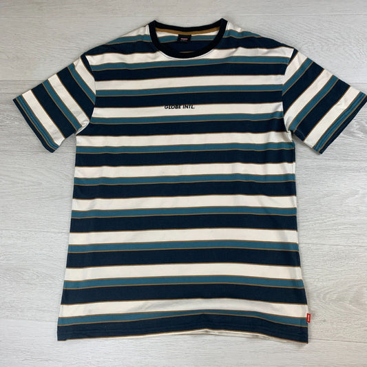 Globe Mens Striped T-Shirt Size medium