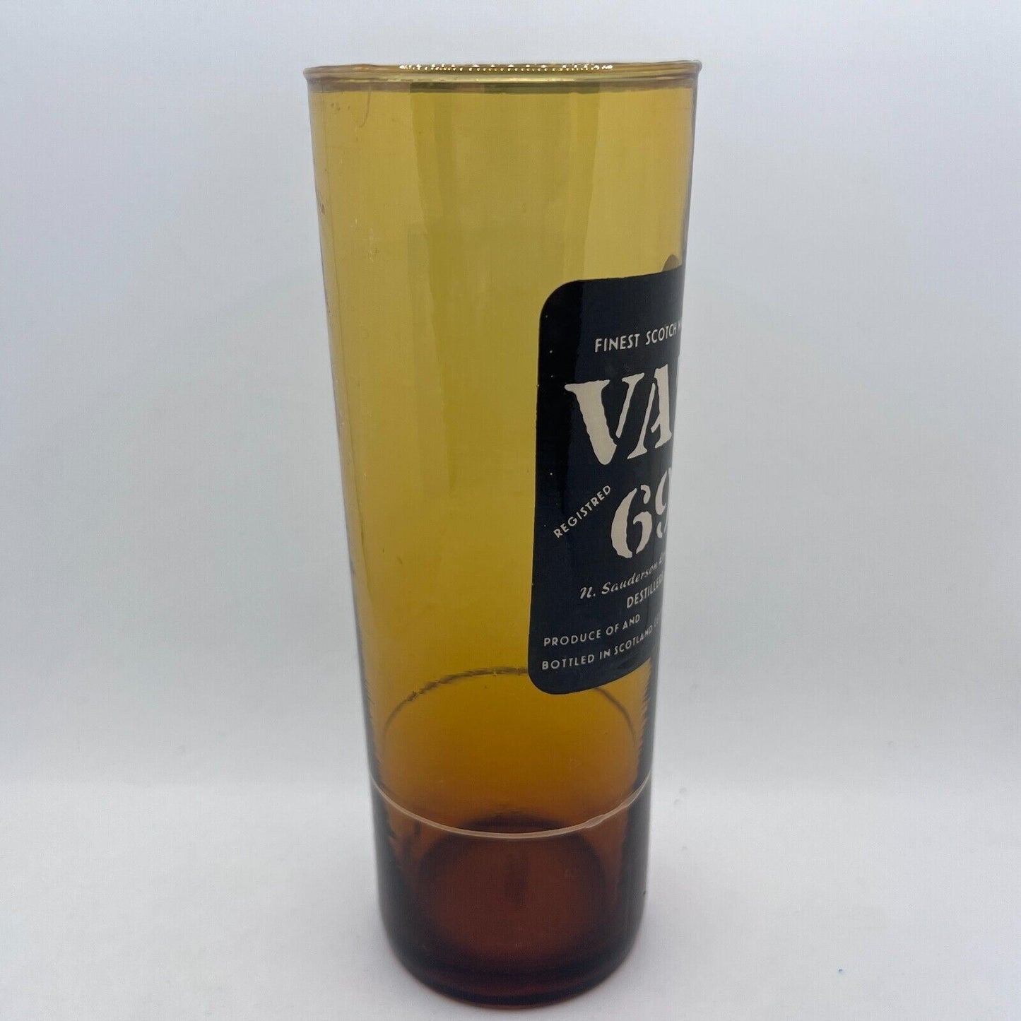 VAT 69 Finest Scotch Whisky Tall Drinking Glass