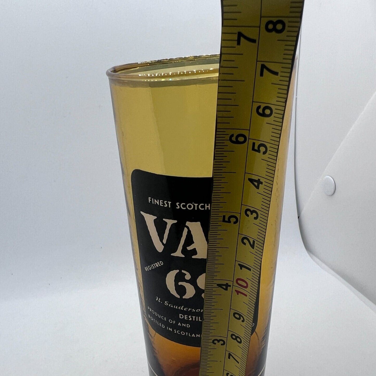 VAT 69 Finest Scotch Whisky Tall Drinking Glass