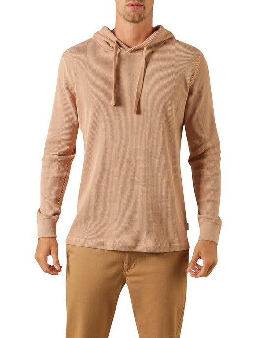 Article One Mens Waffle Texture Pullover Hoodie Size L (New)