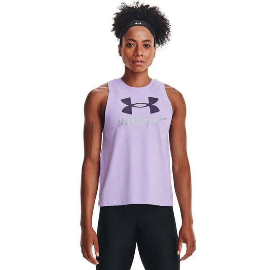 Under Armour Womens Purple Workout Tank Top Size Small (New)