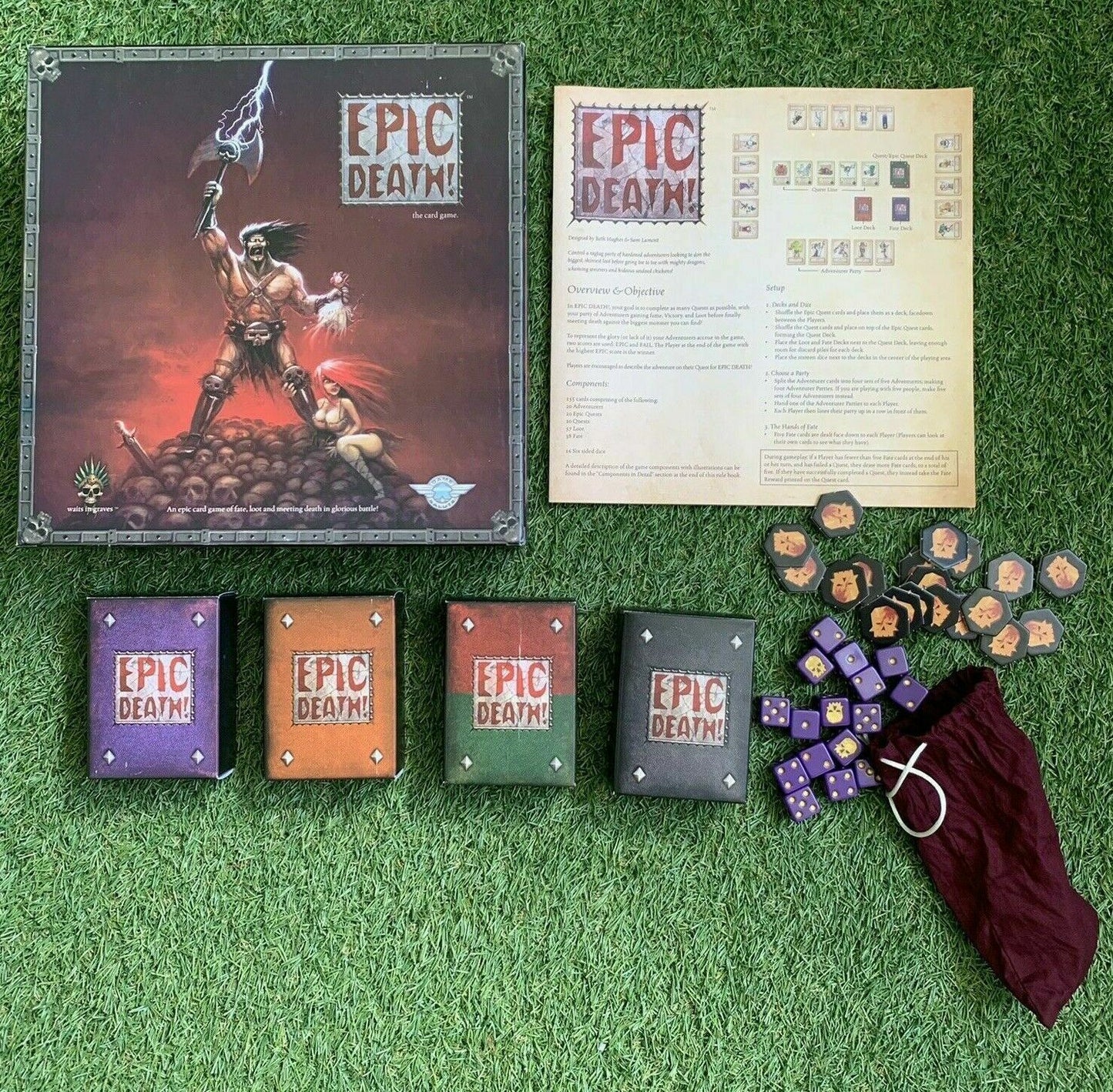 Epic Death Board Game (Complete & Condition & Complete)