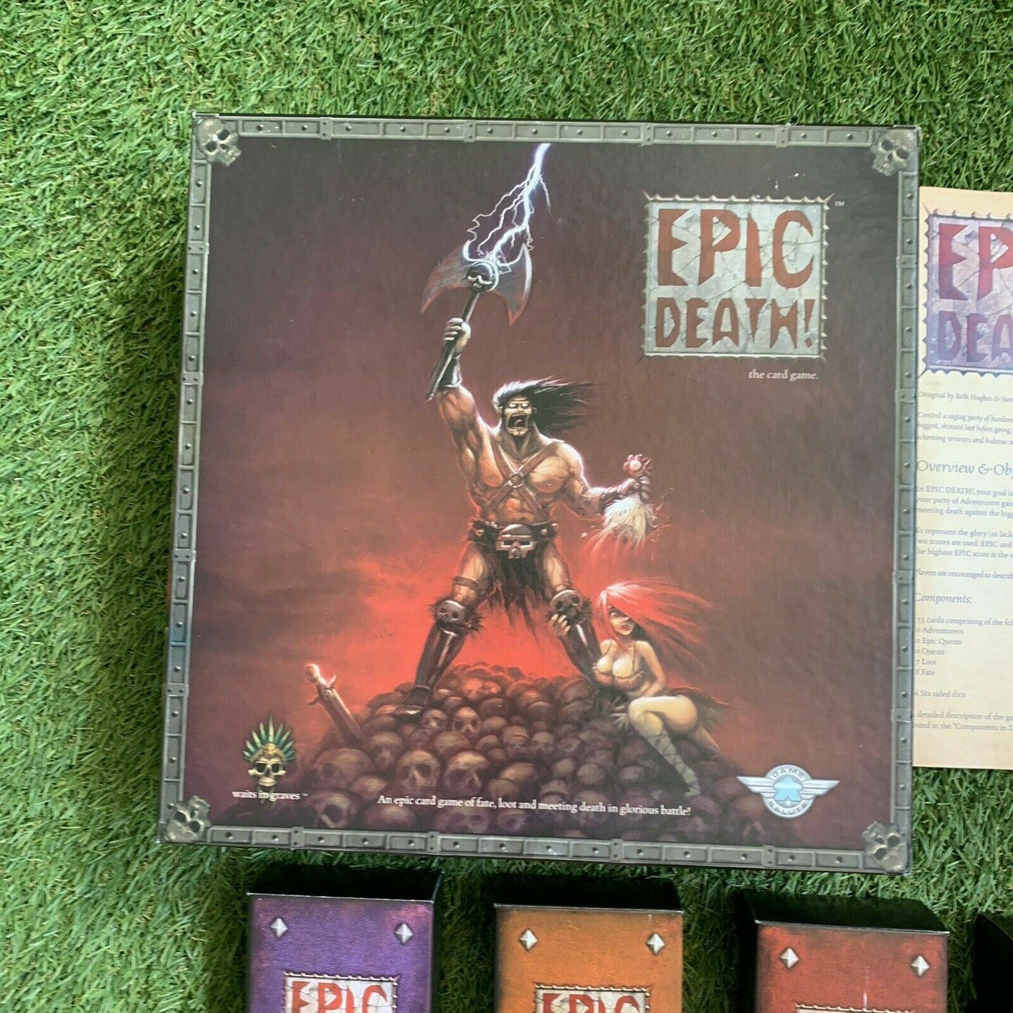 Epic Death Board Game (Complete & Condition & Complete)