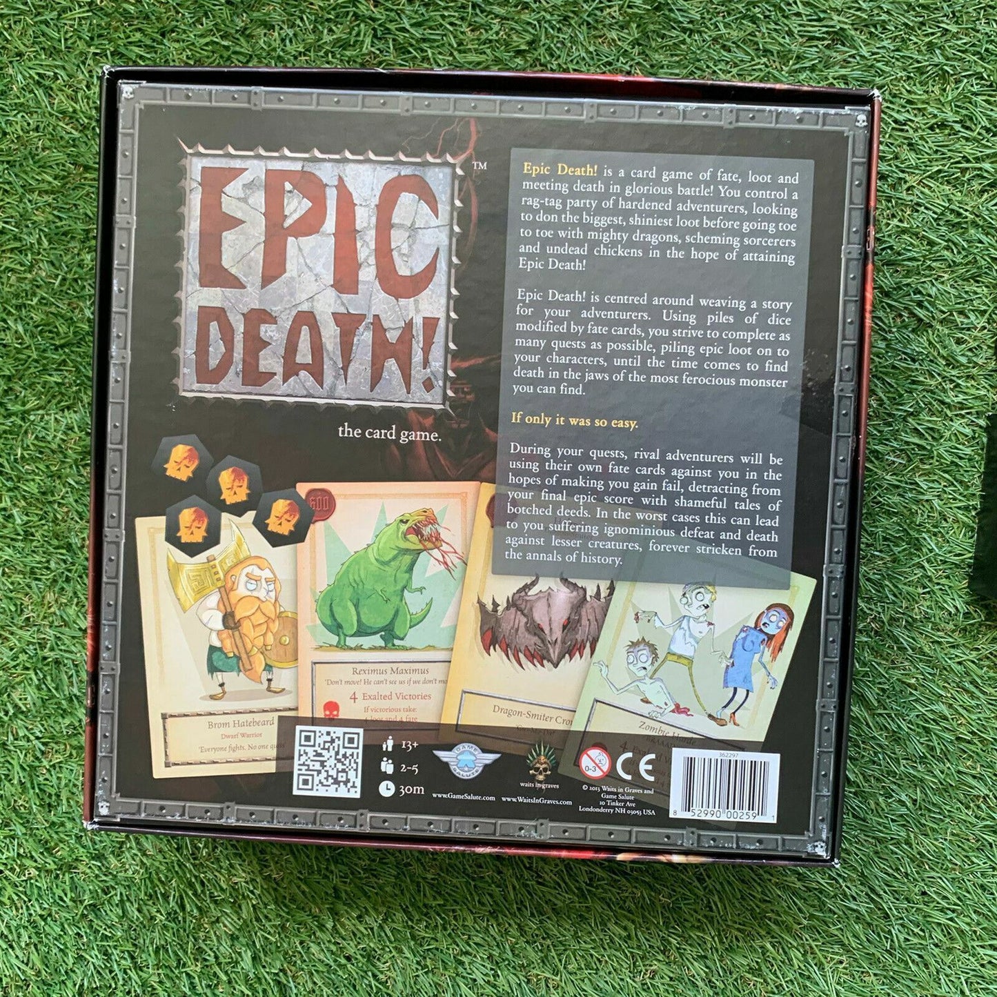 Epic Death Board Game (Complete & Condition & Complete)