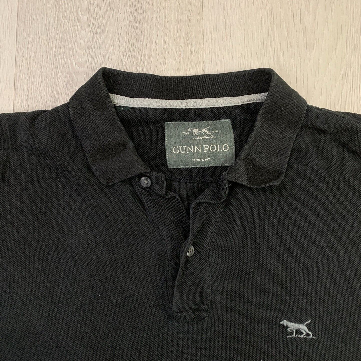 Rodd & Gun Mens Sports Fit Black Polo Shirt Size Medium