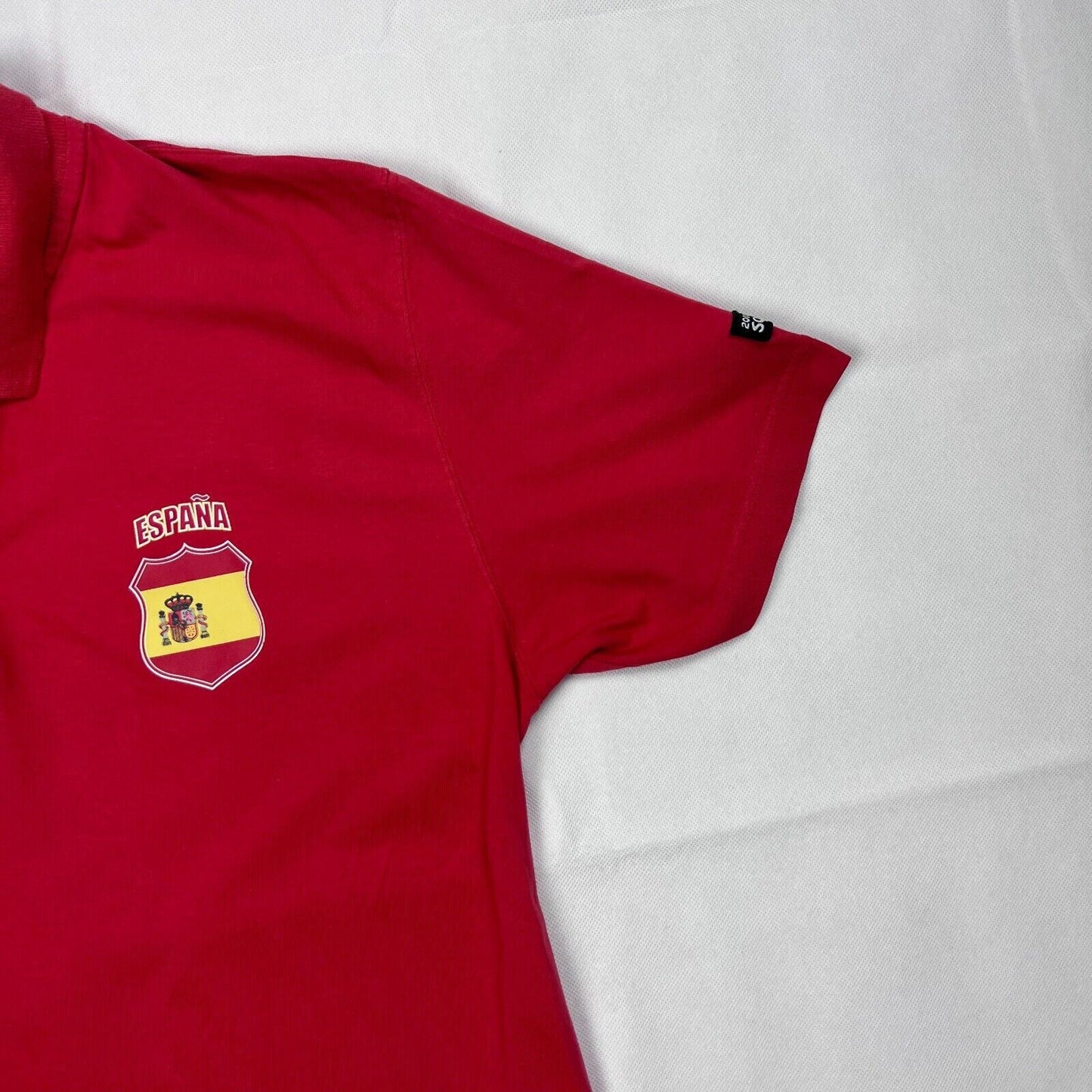 2010 FIFA World Cup South Africa Mens Spain Red Polo Shirt Size M