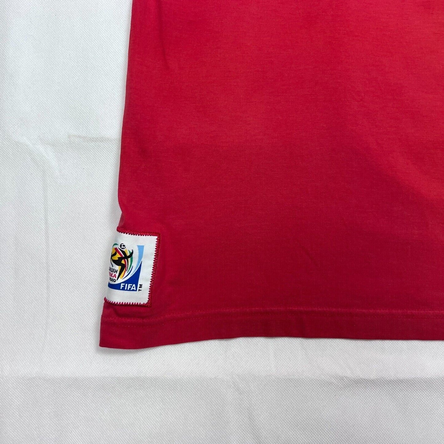 2010 FIFA World Cup South Africa Mens Spain Red Polo Shirt Size M