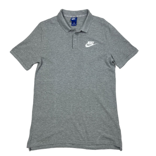 Nike Mens Grey Polo Shirt Size M (Measures Small)