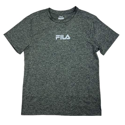 FILA Mens Grey Heathered Performance T-Shirt Size Small