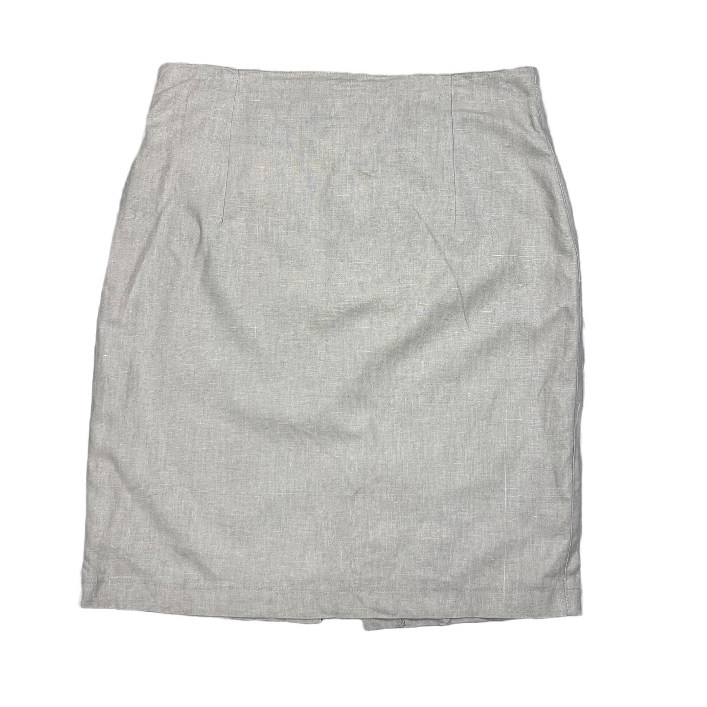 Le Secret Womens Beige Linen Skirt Size 14