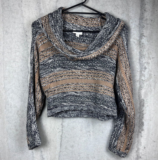 Witchery Womens Knitted Turtle Neck Cropped Sweater Size S/M