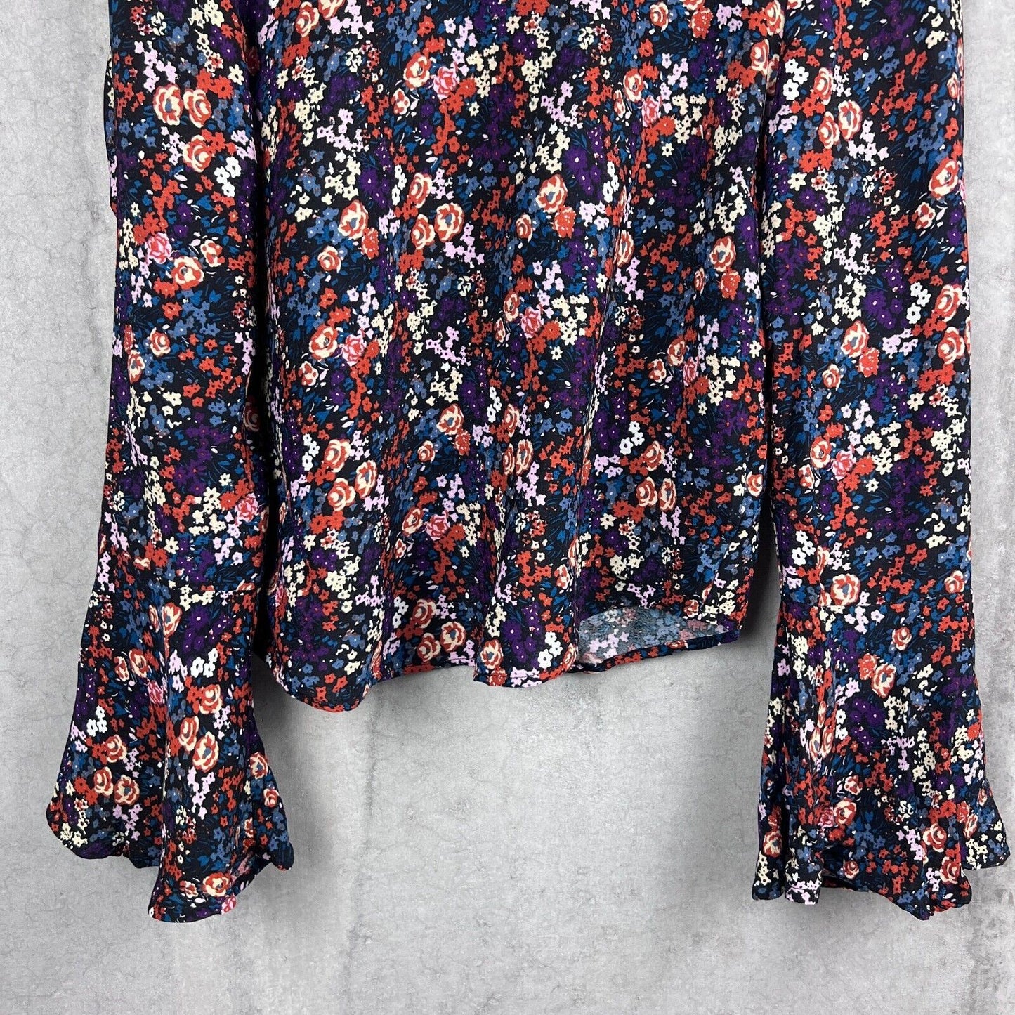 Forever 21 Womens Floral Pattern Blouse Size Large