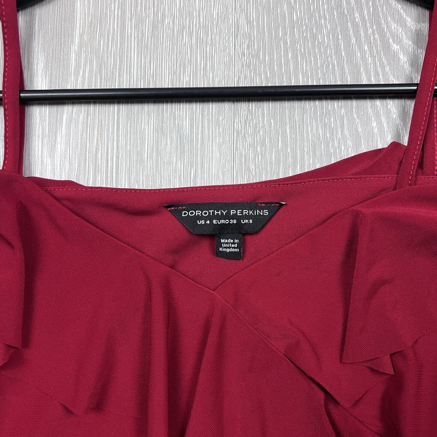 Dorothy Perkins Womens Red Blouse Size 8