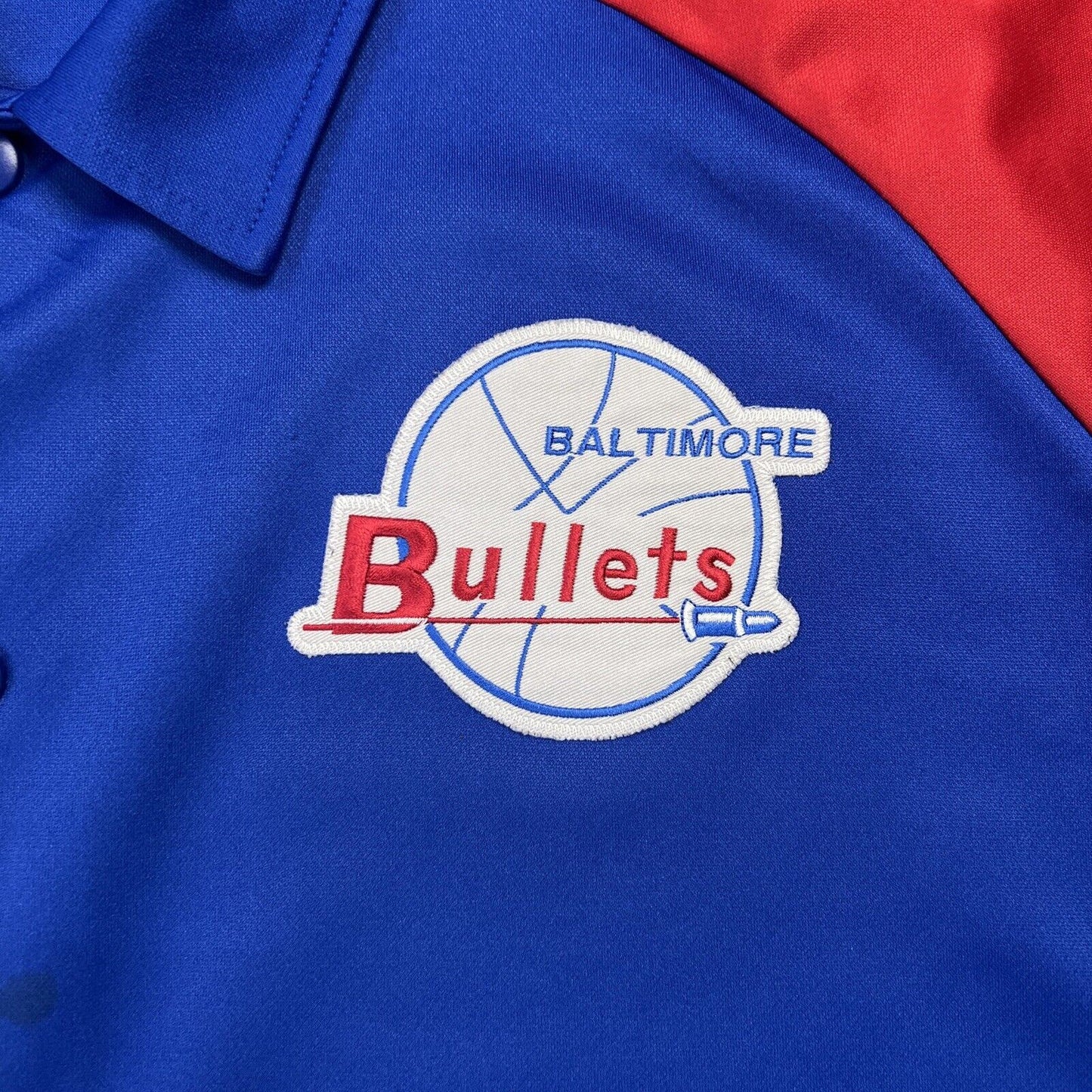 Majestic Hardwood Classics Baltimore Bullets Warm Up Shirt Size 2X-3XL