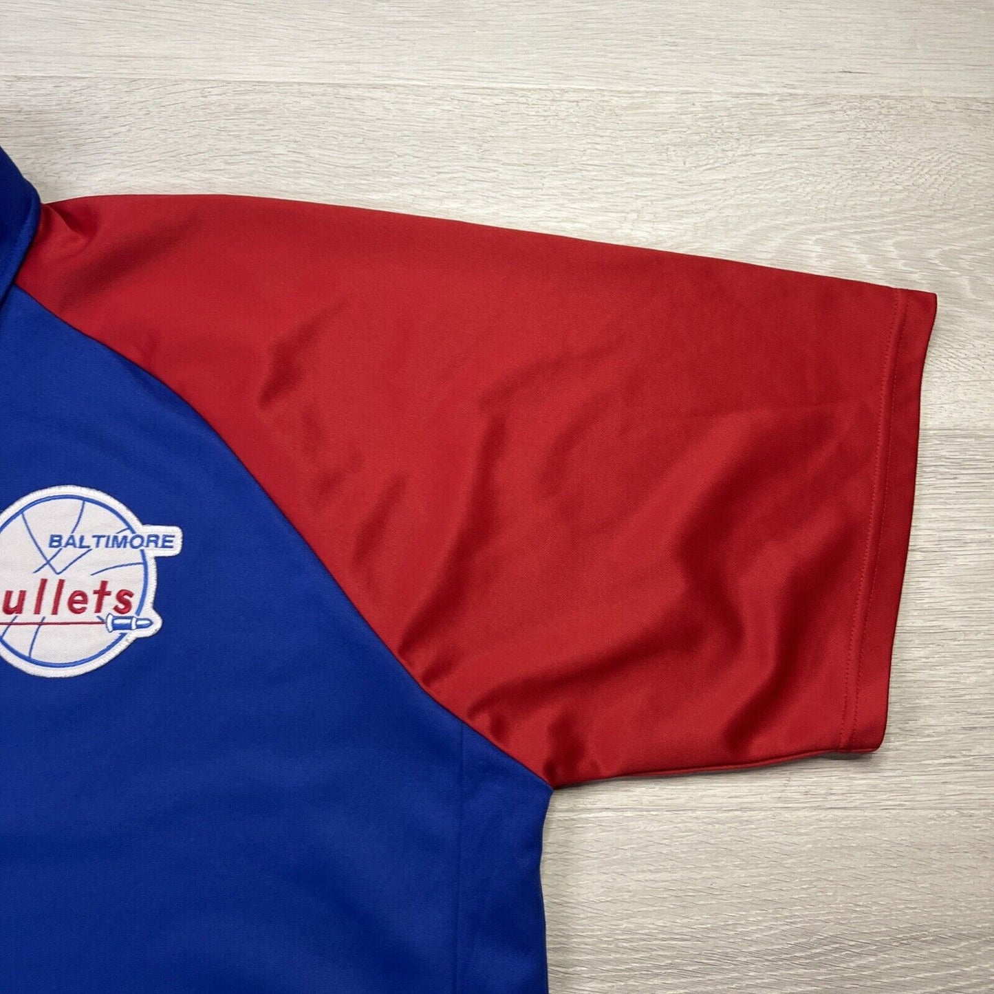 Majestic Hardwood Classics Baltimore Bullets Warm Up Shirt Size 2X-3XL