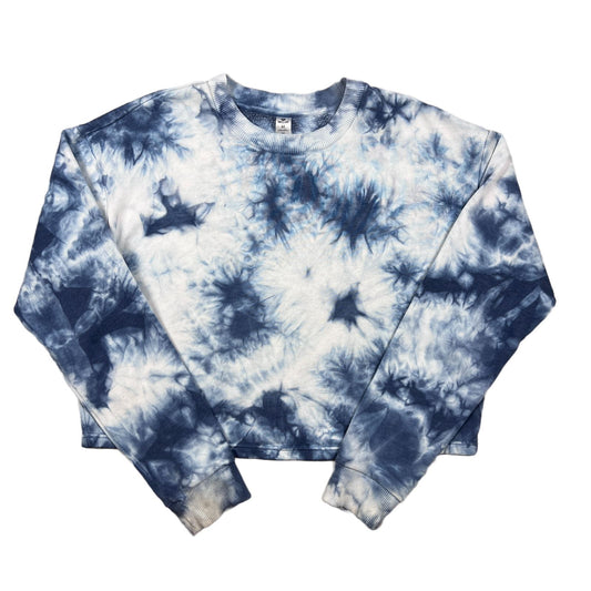 90 Degree By Reflex Womens Cropped Tie Dye Jumper Size M