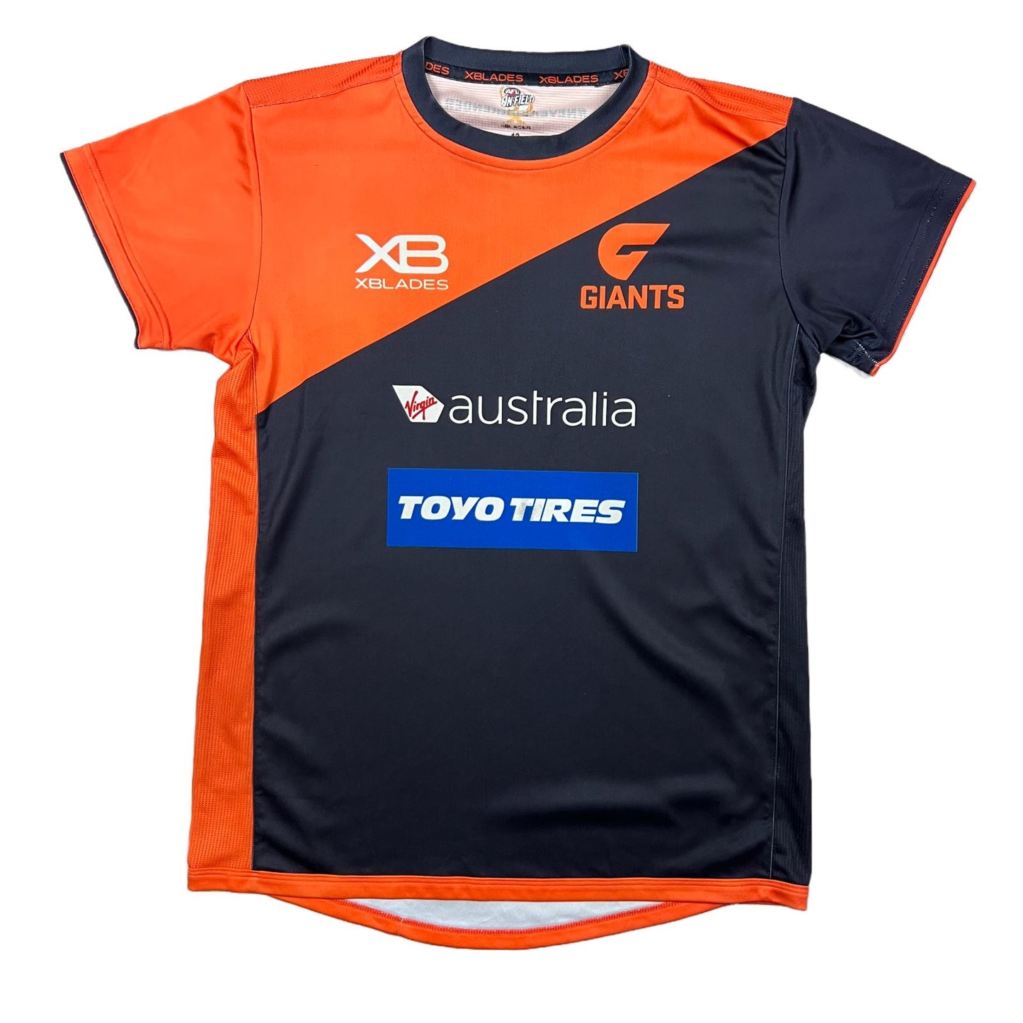 X-Blades AFL On-Field Greater Western Sydney Youth Training Shirt Size 12 Years
