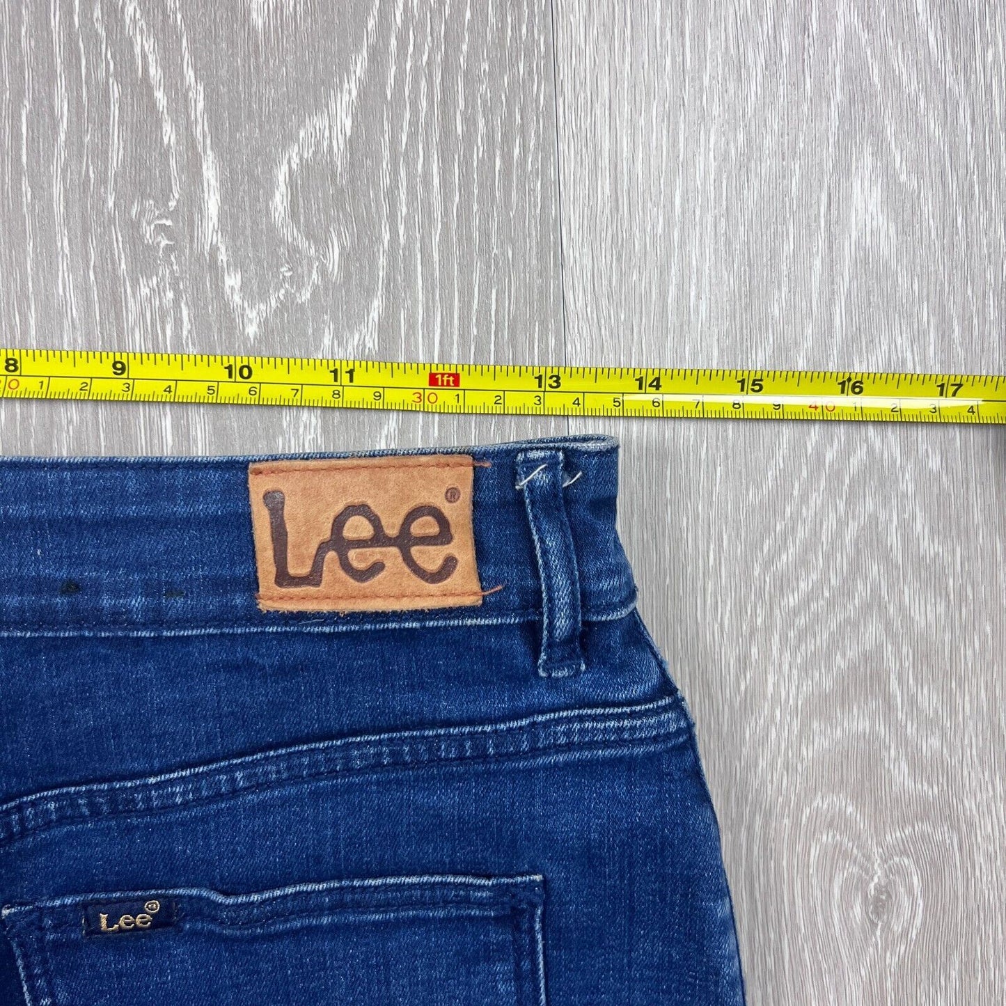 Lee Womens Blue Denim Skirt Size 10