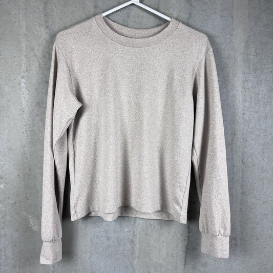 Uniqlo Womens Beige Knitted Pullover Sweater Size XS