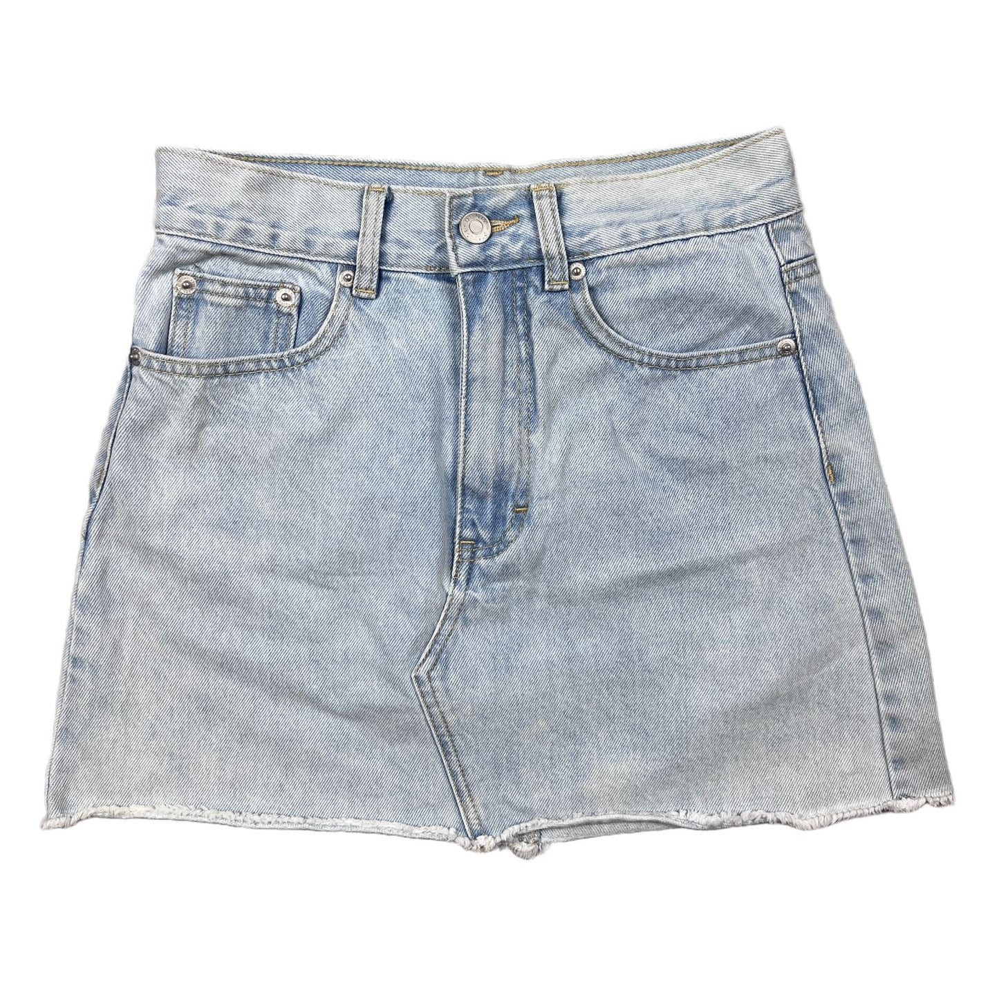 Glassons Womens Light Blue Denim Skirt Size 6