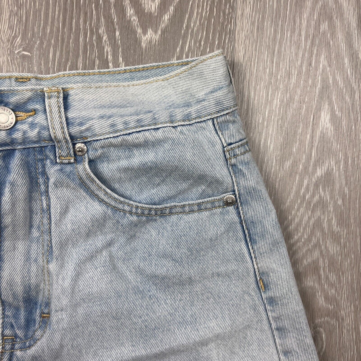 Glassons Womens Light Blue Denim Skirt Size 6